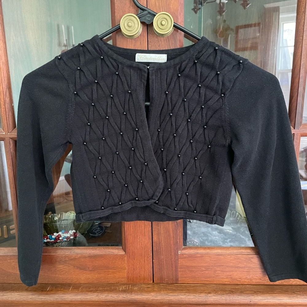 Girls Cropped Cardigan Size Large